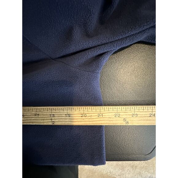 the north face Large women Pullover 1/4 ZIP Neck fleece jacket Navy Blue X11 - Picture 5 of 7